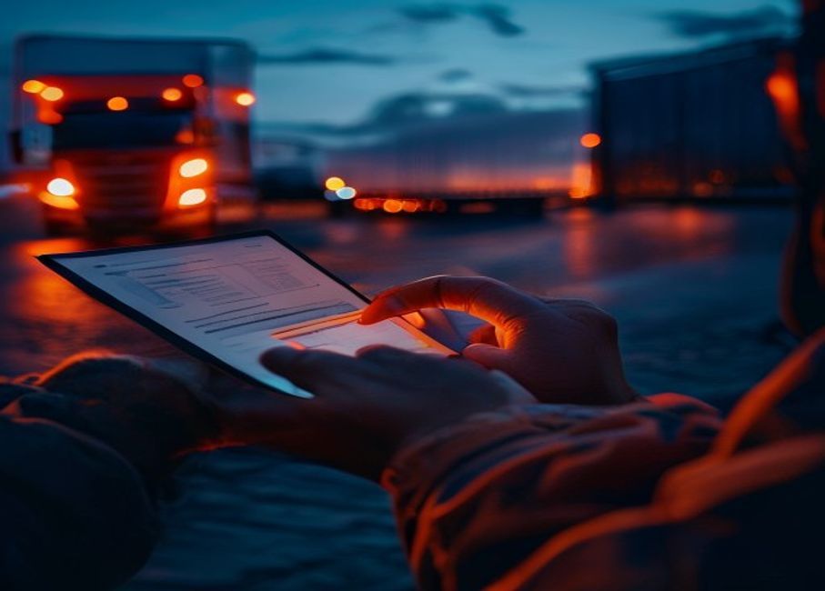 Automated OverhaulOS invoice generated after a completed truck recovery job